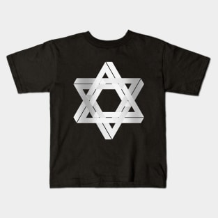 Hexa (B&W) Kids T-Shirt